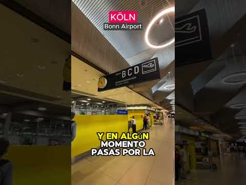 En principio es un aeropuerto pequeño (Köln/Bonn Airport Aeropuerto de colonia)