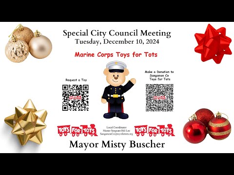 Springfield Illinois Special City Council Meeting Tuesday December 10 2024