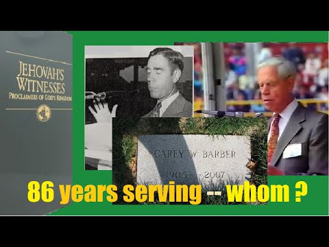 Dead at 102 -- after 86 years "service". JWs' GB remain "ORGANIZATION MEN", not Christian shepherds