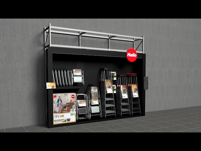 HAILO’s shop fitting modular system