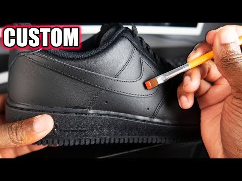 Custom AIR FORCE 1's! (SIMPLE)