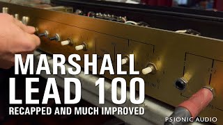 Video thumbnail for Marshall Lead 100 | Recapped and Much Improved by Psionic Audio