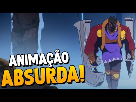 ATÉ ME EMOCIONEI, REAGI A ANIMAÇÃO ABSURDA DO K'SANTE O NOVO CAMPEÃO DO LEAGUE OF LEGENDS