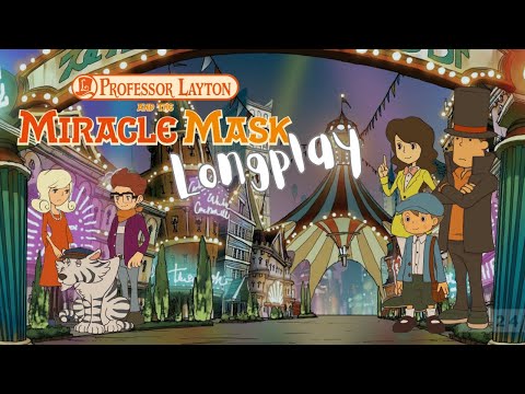 Professor Layton and the Miracle Mask [3DS] 100% Longplay