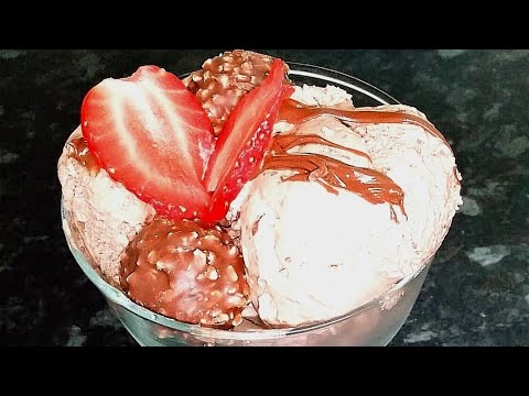 Easy Homemade chocolate Ice Cream Recipe (only 3-Ingredients)