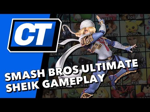 Sheik Gameplay in Super Smash Bros. Ultimate