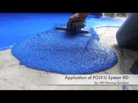 IIPI Flooring Solutions : POLY-U SYSTEM (Polyurethane / PU Flooring)