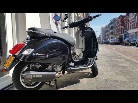 2014 Vespa GTS 300 Super ABS  with Akrapovic exhaust