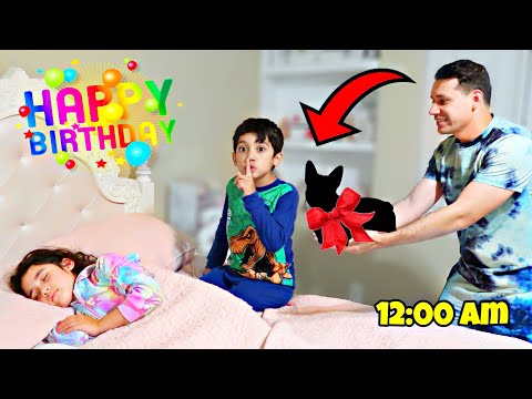 MAKING SURI'S 8TH BIRTHDAY WISH COME TRUE AT MIDNIGHT! *Emotional* | Jancy Family