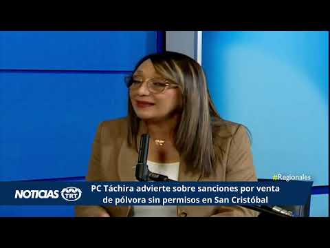 La Entrevista: PC Táchira advierte sobre sanciones por venta de pólvora sin permiso en San Cristóbal