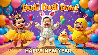 Download lagu New Year 2026 | Dudi Dudi Dam Dam Dance 💃 | Kids Hindi Nursery Rhymes #dudidudi  mp3