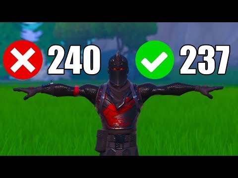 Why I cap my FPS at 237 and all of my Fortnite Settings Updated - Beaks
