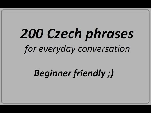 200 short Czech phrases for everyday conversation ( Beginner friendly ;) )