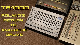 Video thumbnail for TR-1000: Roland's Return to Analogue Drums by Alex Ball