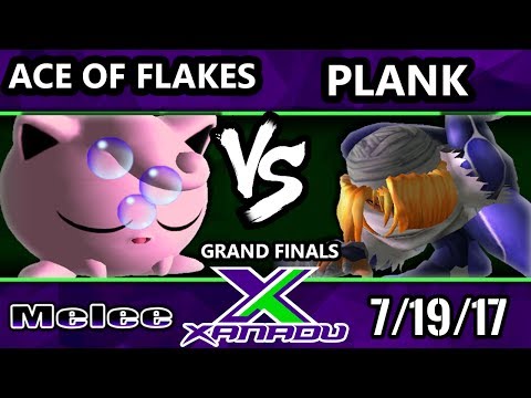 S@X 211 - Ace of Flakes (Jigglypuff) Vs. Plank (Fox, Sheik) - Smash Melee Grand Finals - SSBM