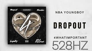 DROPOUT - [528HZ] - NBA YoungBoy (Official Clean Audio)