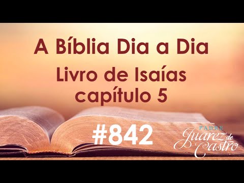Curso Bíblico 842 - Livro do Profeta Isaías 5 - O Bem Amado e sua vinha. Seis "ais" contra Judá
