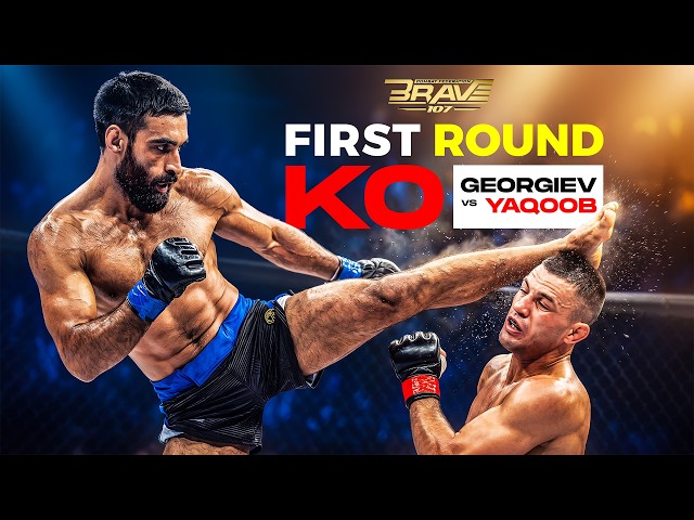 Owais Yaqoob vs. Delyan Georgiev Full Fight | BRAVE CF 107
