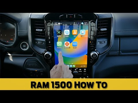 uConnect 5 Apple CarPlay and Android Auto in the Ram 1500 (2022 - 2025 models)