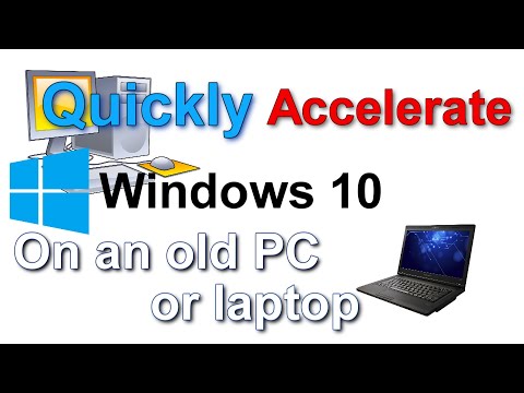 How to FAST speed up Windows 10 on an old PC or laptop, increase FPS in games [2021]