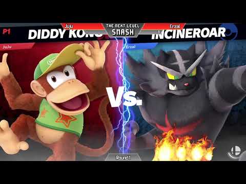 TNLS 123 - Juju (Diddy Kong) vs Erzal (Incineroar) Smash Ultimate Tournament Round 1
