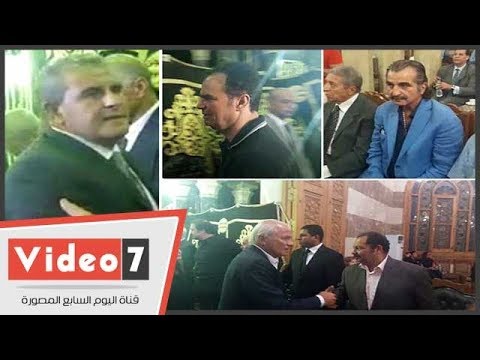 أبو زيد والعامرى وحازم إمام والشيخ فى عزاء عادل هيكل