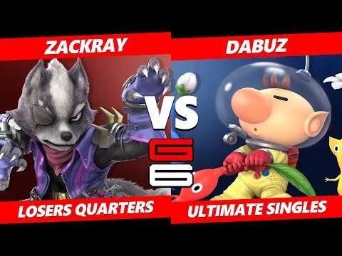 Genesis 6 SSBU - Dabuz (Olimar) Vs. Zackray (Wolf) Smash Ultimate Tournament LQ