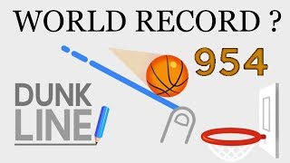 INSANE HIGHSCORE 900+ DUNK LINE WORLD RECORD