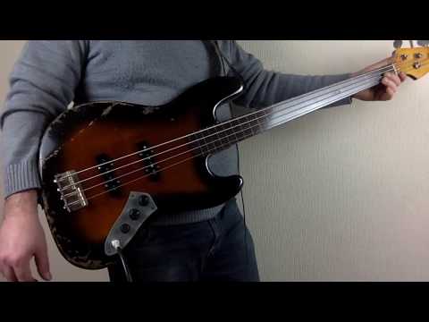 JB Sunburst Fretless 2018