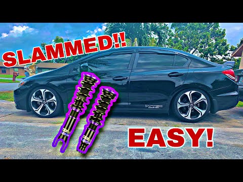 INSTALL - D2 RACING COILOVERS (2014-15 CIVIC)