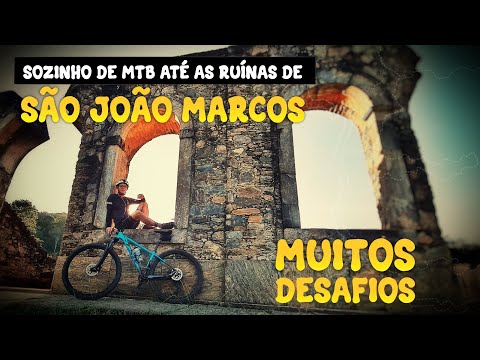 Sozinho até o Parque Arqueológico de São João Marcos - Rio Claro - RJ. Passeio de mountain bike.