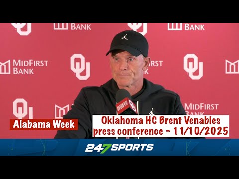 Oklahoma HC Brent Venables press conference (Alabama Week) - 11/10/2025