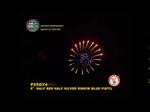 SC125RI08 - 5 INCH SHELL - WIZARD FIREWORKS - PS5074