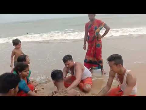 paradeep see beach swimming and funny moments funny games