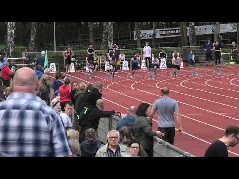100m M U16 bieg 1 - Poznań 20220430