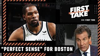 Mad Dog: Trading for Kevin Durant makes 'perfect sense' for the Celtics | First Take