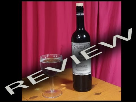 Voir la vidéo Bouteille de vin latex