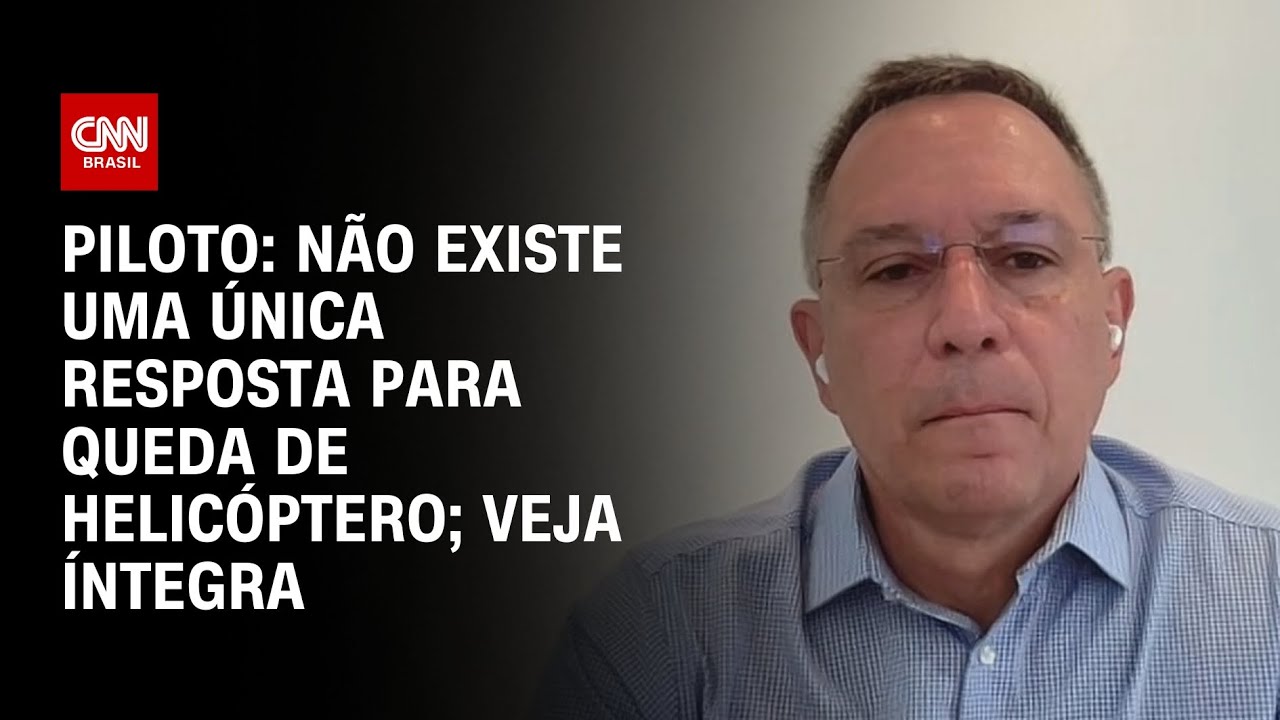 Piloto: Não existe uma única resposta para queda de helicóptero; Veja íntegra | AGORA CNN