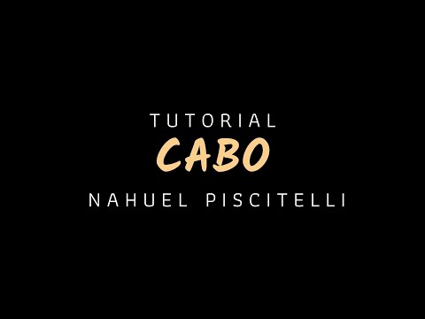 [TUTORIAL] - 3palabras (Madera) - Cabo
