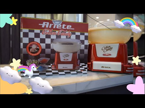 Готовим сладкую вату дома. Прибор для приготовления сахарной ваты Ariete 2971/1 Party Time