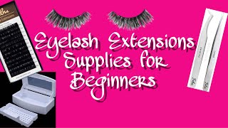 EYELASH EXTENSIONS SUPPLIES FOR BEGINNERS | Fabupro tweezers| Mail Haul