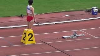 第103回日本陸上選手権 女子4×100mリレー 予選1組 日体大、東邦銀行、青学大