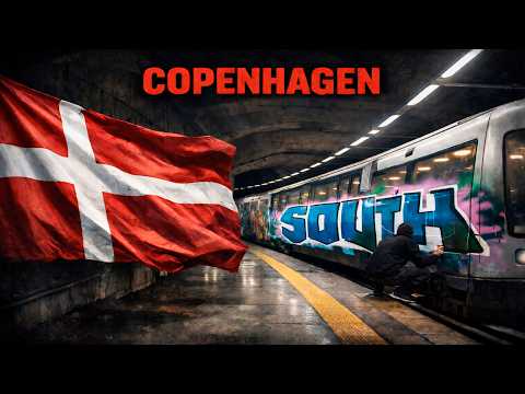 🚨 RUNNING IN DENMARK — Metro Train Graffiti in Copenhagen