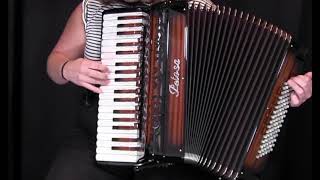 Video thumbnail for petosa Artista LMMH Brownburst by petosa accordions