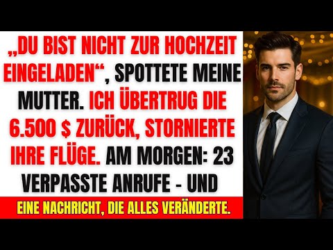 „Du bist bei der Hochzeit nicht willkommen“ – Also ließ ich alles zusammenbrechen