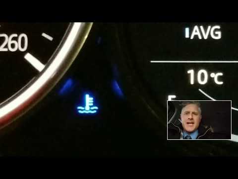 What is that blue light that comes when I start up my Mazda?