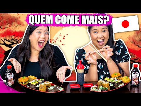 QUEM COME MAIS COMIDA JAPONESA GANHA | Blog das irmãs