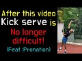 Super Easy Kick Serve (Feat : Pronation) #jpta #tennis #tennistraining #singaporetennis #kickserve