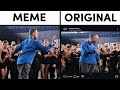 Blue Shirt Guy Dancing Original Vs Meme