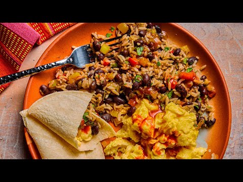 Gallo Pinto - Costa Rican Bohnen und Reis 😍 Vegetarisches Rezept